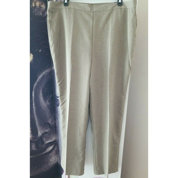 Alfred‎ Dunner Women's Classic Fit Proportioned Medium Boardroom Pants Size 18 - Picture 1 of 7